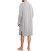 image:imageSWOMOG Mens Nightshirt Long Sleeve Nightgown Soft Loose Sleepwear Comfy Big amp Tall Henley Sleep Shirt for Sleeping SXXLGrey