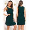 image:imageSWOMOG Women Maternity Nursing Gown and 34 Sleeve Robe Set Labor Delivery Nightgown Breastfeeding Hospital BathrobeEmerald Green