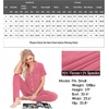 image:imageSWOMOG Women Pajama Sets TwoPiece Nightwear Short Sleeve Sleepwear Button Down Pj Lounge Sets with Long PantsCoral
