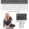 image:imageSWOMOG Women Pajama Sets TwoPiece Nightwear Short Sleeve Sleepwear Button Down Pj Lounge Sets with Long PantsDark Gray