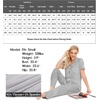 image:imageSWOMOG Women Pajama Sets TwoPiece Nightwear Short Sleeve Sleepwear Button Down Pj Lounge Sets with Long PantsGray