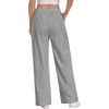 image:imageSWOMOG Womens 100 Cotton Pajama Pants Lightweight Gingham Lounge Bottoms Casual Wide Leg PJ Pants with PocketsBlack White Stripes