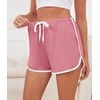 image:imageSWOMOG Womens Pajama Shorts Elastic Waist Sleep Shorts Women Comfy Lounge Pants Soft Pj Shorts with Pockets SXXL