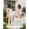 image:imageSWOMOG Womens Pajamas Set Long Sleeve Sleepwear Button Down Nightwear Soft Cotton Pj Lounge SetsPink