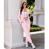 image:imageSWOMOG Womens Pajamas Set Long Sleeve Sleepwear Button Down Nightwear Soft Joggers PJs Sets with Pockets Lounge SetsPink