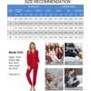 image:imageSWOMOG Womens Pajamas Set Long Sleeve Sleepwear Button Down Nightwear Soft Joggers PJs Sets with Pockets Lounge SetsRed
