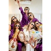 image:imageSWOMOG Womens Silk Satin Pajamas Set Long Sleeve Button Down Sleepwear 2 Piece Lounge Set Pj Set XS3XLPurple