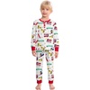 image:imageSWOMOG Girls Pajama Set Short Sleeve Tops amp Ruffled Shorts with Pocket 2 Piece Summer Pajamas for Kids Size 615White Car
