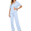 Blue White Stripe