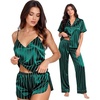 Striped in Deep Green