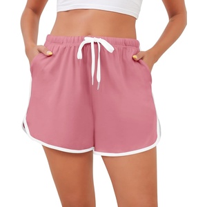 image:imageSWOMOG Womens Pajama Shorts Elastic Waist Sleep Shorts Women Comfy Lounge Pants Soft Pj Shorts with Pockets SXXL