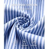 image:imageSWOMOG 100 Cotton Pajama Set for Women 2 PCS Long Sleeve Plaid Pjs Set Button Down Sleepwear with PantsBlue Stripe