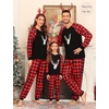 image:imageSWOMOG Family Christmas Pjs Matching Sets Christmas Pajamas for Family Xmas Jammies Set Christmas Holiday SleepwearChristmas Deer Head
