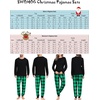 image:imageSWOMOG Family Christmas Pjs Matching Sets Christmas Pajamas for Family Xmas Jammies Set Christmas Holiday SleepwearGreen Black Plaid