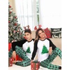 image:imageSWOMOG Family Christmas Pjs Matching Sets Christmas Pajamas for Family Xmas Jammies Set Christmas Holiday SleepwearGreen Christmas Tree
