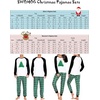 image:imageSWOMOG Family Christmas Pjs Matching Sets Christmas Pajamas for Family Xmas Jammies Set Christmas Holiday SleepwearGreen Christmas Tree