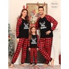 image:imageSWOMOG Family Christmas Pjs Matching Sets Christmas Pajamas for Family Xmas Jammies Set Christmas Holiday SleepwearMerry Chrismas