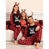 image:imageSWOMOG Family Christmas Pjs Matching Sets Christmas Pajamas for Family Xmas Jammies Set Christmas Holiday SleepwearMerry Chrismas