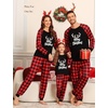 image:imageSWOMOG Family Christmas Pjs Matching Sets Christmas Pajamas for Family Xmas Jammies Set Christmas Holiday SleepwearMerry Chrismas