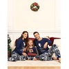 image:imageSWOMOG Family Christmas Pjs Matching Sets Christmas Pajamas for Family Xmas Jammies Set Christmas Holiday SleepwearZ  Navy Blue Snowmenpullover
