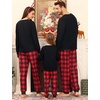 image:imageSWOMOG Family Christmas Pjs Matching Sets Christmas Pajamas for Family Xmas Jammies Set Christmas Holiday SleepwearZ  Red Santa Clauspullover