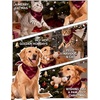 image:imageSWOMOG Family Matching Pajamas Set Silk Satin Button Down Sleepwear Long Sleeve Nightwear 2 Pcs Pj Set SXXLWine Red