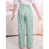 image:imageSWOMOG Girls Comfy Pajama Pants UltraSoft Long Lounge Pj Bottoms with Pockets for Lounge SleepoversBlue Daisy