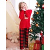 image:imageSWOMOG Girls Comfy Pajama Pants UltraSoft Long Lounge Pj Bottoms with Pockets for Lounge SleepoversRed Plaid