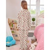 image:imageSWOMOG Girls Pajamas Set Kids Button Down Cute Print Pjs Sets Pant 2 Piece Soft Long Sleeve Sleepwear LoungewearChampagne Leopard