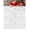 image:imageSWOMOG Matching Family Christmas Pajamas Set Long Sleeve Festival Party Pj Set ButtonDown SleepwearRed