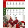 image:imageSWOMOG Matching Family Pajama Set Long Sleeve Christmas Pajama Button Down Holiday Sleepwear SetRed Plaid