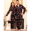 image:imageSWOMOG Matching Family Pajamas Christmas Pjs Long Sleeve Holiday Sleepwear Soft LoungewearChristmas Black Cupcake