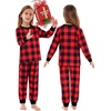 image:imageSWOMOG Matching Family Pajamas Christmas Pjs Long Sleeve Holiday Sleepwear Soft LoungewearRed Plaid