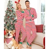 image:imageSWOMOG Matching Family Pajamas Sets Christmas Couple PJs Holiday Onesise Nightwear Household Sleepwear Sets with Pet bibsRed Bibs Pet