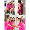 image:imageSWOMOG Womens Button Down Pajamas Set Short Sleeve Sleepwear Bride Soft Pj Lounge Sets XS3XLRose Red