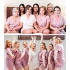 image:imageSWOMOG Womens Button Down Pajamas Set Short Sleeve Sleepwear Bride Soft Pj Lounge Sets XS3XLTaro Purple Piping Trim