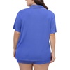 image:imageSWOMOG Womens Plus Size Pajamas Set Button Down Tops Short Sleeve Sleepwear Soft Pajama Shorts 2 Pcs Lounge Sets With PocketLavender