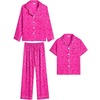 Long Sleeve-hot Pink Leopard