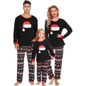 image:imageSWOMOG Couple Pajamas Sets Christmas Matching Long Sleeve Sleepwear Pjs Women amp Men Soft 2 Pieces Loungewear