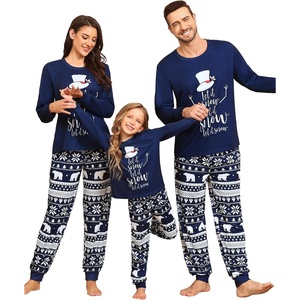 image:imageSWOMOG Family Christmas Pjs Matching Sets Christmas Pajamas for Family Xmas Jammies Set Christmas Holiday SleepwearZ  Navy Blue Snowmenpullover