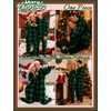 image:imageSWOMOG Couples One Piece Pajamas Sets Christmas Men amp Women Fleece Winter Loungewear ZipUp Jumpsuit with Pockets PjsBig Plaid Black and Green