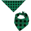 image:imageSWOMOG Adult Christmas Pajamas Buffalo Plaid Pajama Pants with Pockets Long Sleeve Tops for Couples amp FamilyBlack  Green Plaid
