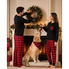 image:imageSWOMOG Adult Christmas Pajamas Buffalo Plaid Pajama Pants with Pockets Long Sleeve Tops for Couples amp FamilyBlack  Red Plaid