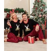 image:imageSWOMOG Adult Christmas Pajamas Buffalo Plaid Pajama Pants with Pockets Long Sleeve Tops for Couples amp FamilyXmas Reindeerplaid