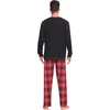 image:imageSWOMOG Couple Christmas Pajamas MEN amp WOMEN Pjs Long Sleeve Top amp Plaid Bottom Soft Sleepwear LoungewearBlack  Red Plaid