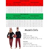 image:imageSWOMOG Family Christmas Matching Pajamas Set Long Sleeve Plaid Pajamas for Men Pjs Set Soft 2 PCS Loungewear Red Green Plaid M