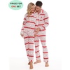 image:imageSWOMOG Family Christmas Pajamas Set Women amp Men Long Sleeve Pj Set Party Sleepwear ButtonDown Loungewear Set Women White with Flower Deer Small