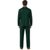 image:imageSWOMOG Mens 100 Cotton Pajama Sets Soft Long Sleeve Sleepwear Pjs SetsGreen