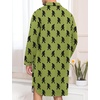 image:imageSWOMOG Mens Nightgown Long Sleeve Sleep Shirt Big amp Tall Nightshirt Button Down Pajama Comfy Nightwear MXXXLArmy Green Bigfoot