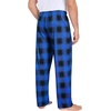 image:imageSWOMOG Mens Pajama Pants Soft Sleepwear Pant Lounge Pj Bottoms with Drawstring amp Button Fly amp PocketsBlue